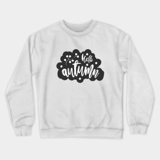 Autumn lettering Crewneck Sweatshirt